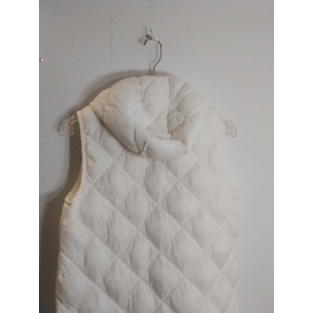 Lauren Ralph Lauren Black Label Long Puffer Coat Vest white - Picture 3 of 7
